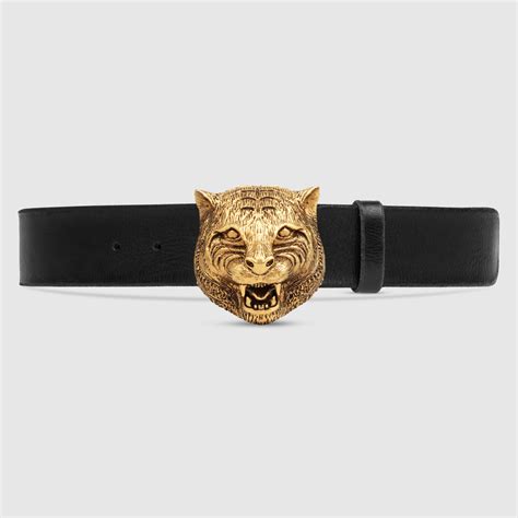 gucci feline buckle bloom|Gucci Belts for Women .